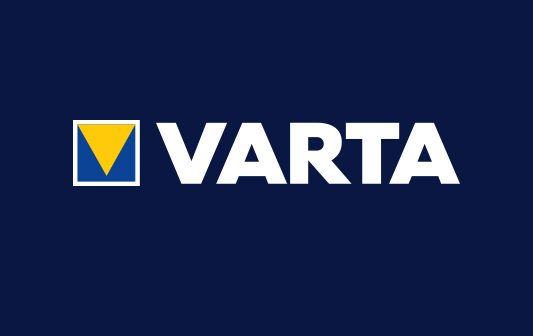 VARTA Logo negative