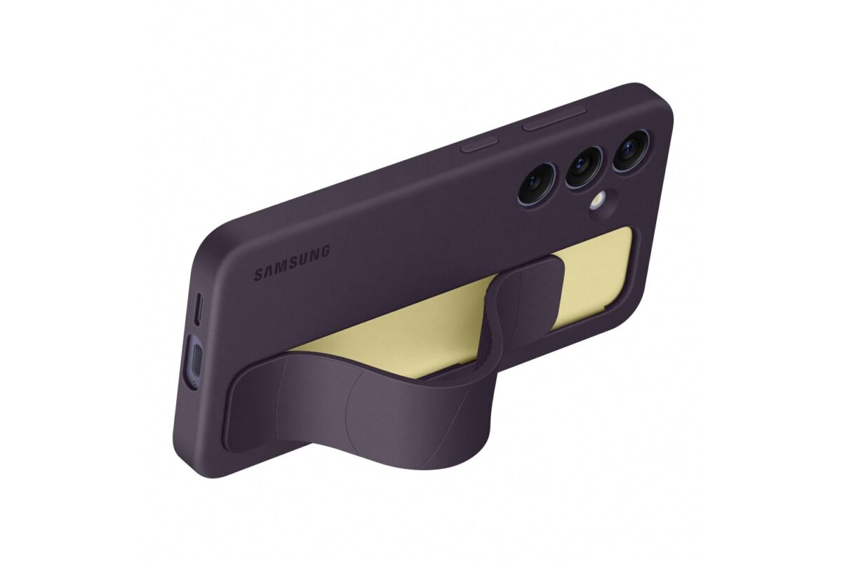 3_S24_Standing_Grip_Dark_Violet_2000x2000.jpg Samsung Galaxy S24 Ultra Standing Grip Case, Dark Violet - الصورة 1