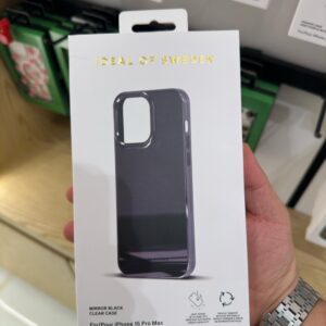 Ideal Of Sweden Clear Case iPhone 15PM Tinted Black