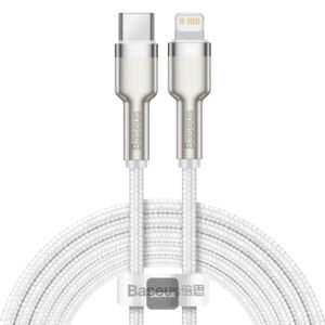 Baseus Cafule Series Metal Data Cable Type-C to iP PD 20W 1m White