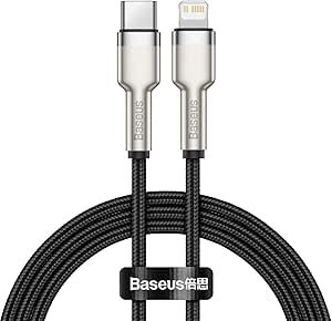 Baseus Cafule Series Metal Data Cable Type-C to iP PD 20W 1m Black