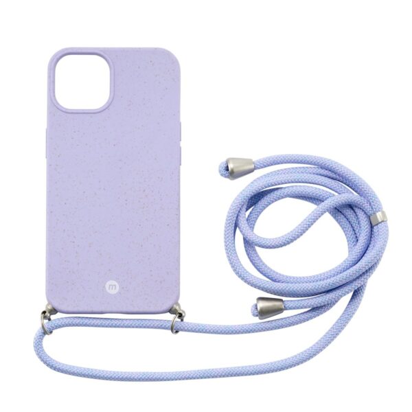 Momax Crossbody ECO Strap Case iPhone 6.7" (Purple)