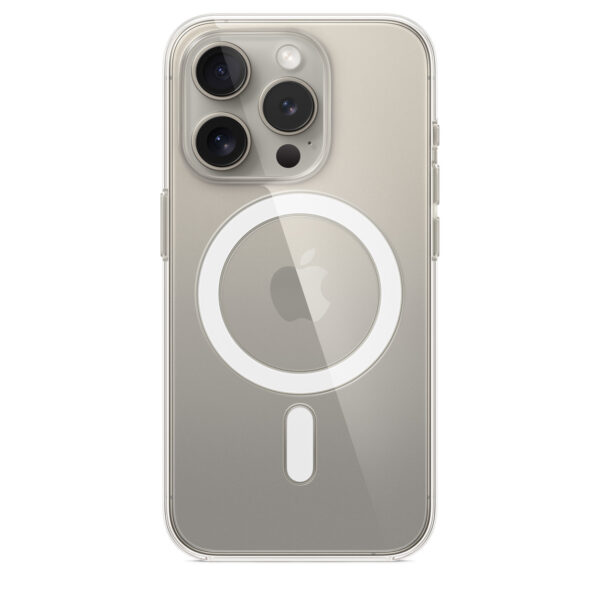 Apple iPhone 15 Pro Silicone Case With MagSafe - Clear QU1