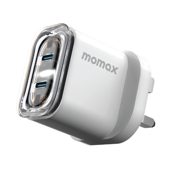 Momax 1-Charge Flow 35W 2-Port Charger (UK) (White)