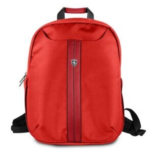 FERRARI URBAN  BACKPACK  (15) SLIM - OFF TRACK LOGO - RED