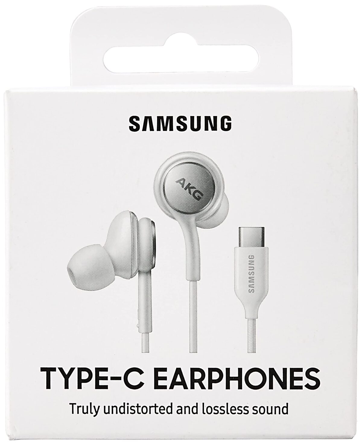 Version 1.0.0 Samsung Type-C AKG EarPhones - White - الصورة 1