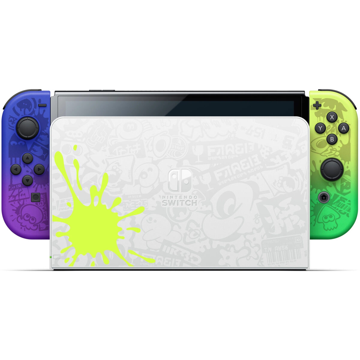 tmpNINTENDO-SWITCH-OLED-MODEL-SPLATOON-3-SPECIAL-EDITION_4_nhbw-oy Nintendo Switch - OLED Model Splatoon 3 Special Edition - الصورة 1